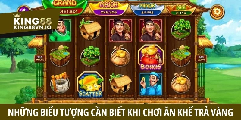 Những biểu tượng cần biết khi chơi Ăn khế trả vàng