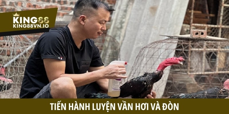 Tiến hành luyện vần hơi và đòn