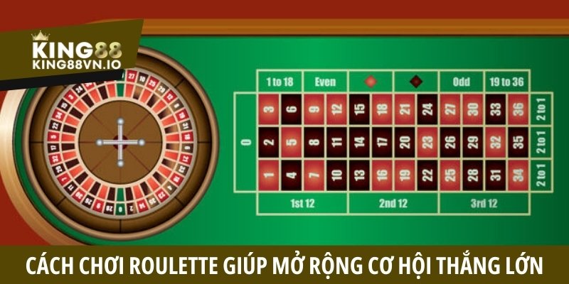 Những cách chơi Roulette giúp mở rộng cơ hội thắng lớn
