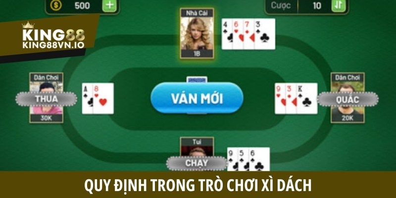 Quy định trong trò chơi Xì Dách