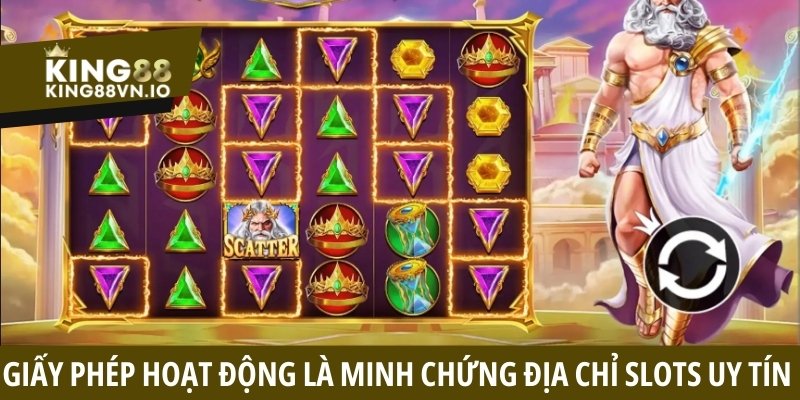 Giấy phép hoạt động là minh chứng địa chỉ có game nổ hũ uy tín