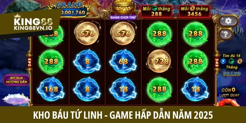 Kho Báu Tứ Linh - Game hấp dẫn năm 2025