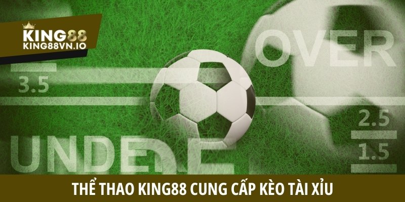 Cá cược thể thao King88 đáng thử nhất chính là kèo Tài Xỉu