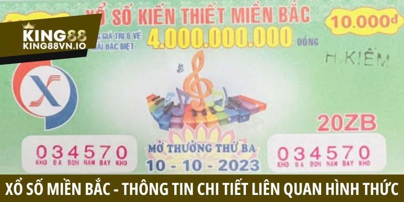 Xổ số miền Bắc - Hình thức đặt cược trực tuyến hấp dẫn